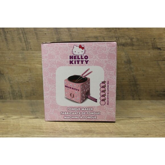 Hello Kitty Chocolate Fondue Maker Mini Size NWT Dipping Set - Picture 3 of 12